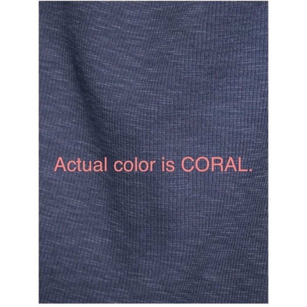 Terra & Sky Coral Peplum Tank Top Comfy Summer Shirt Women's Plus 4X (28W-30W) - Picture 5 of 5